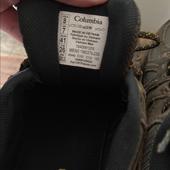 Columbia Brown and Black Hiking Trail Shoes Rugged Design, Men’s 8 - Picture 8 of 9